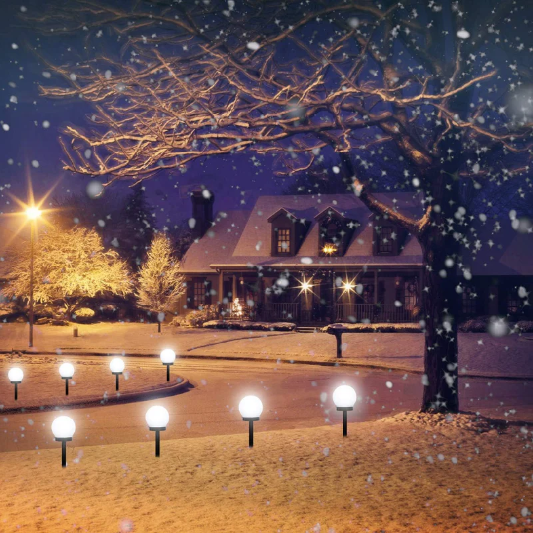 Skanto | 3 Pack Waterproof LED Solar Garden Lights - SunLuxe Orbs