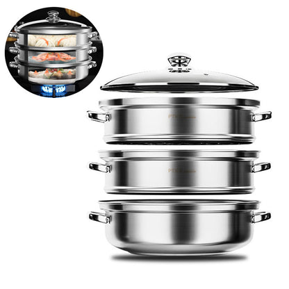Skanto | 3-Tier Steamer - NutriSteam