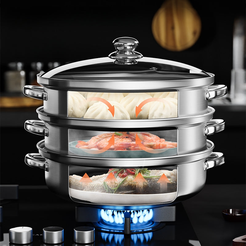 Skanto | 3-Tier Steamer - NutriSteam