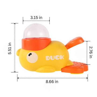 Skanto | Interactive Yellow Duck-Shaped Dog Puzzle Feeder