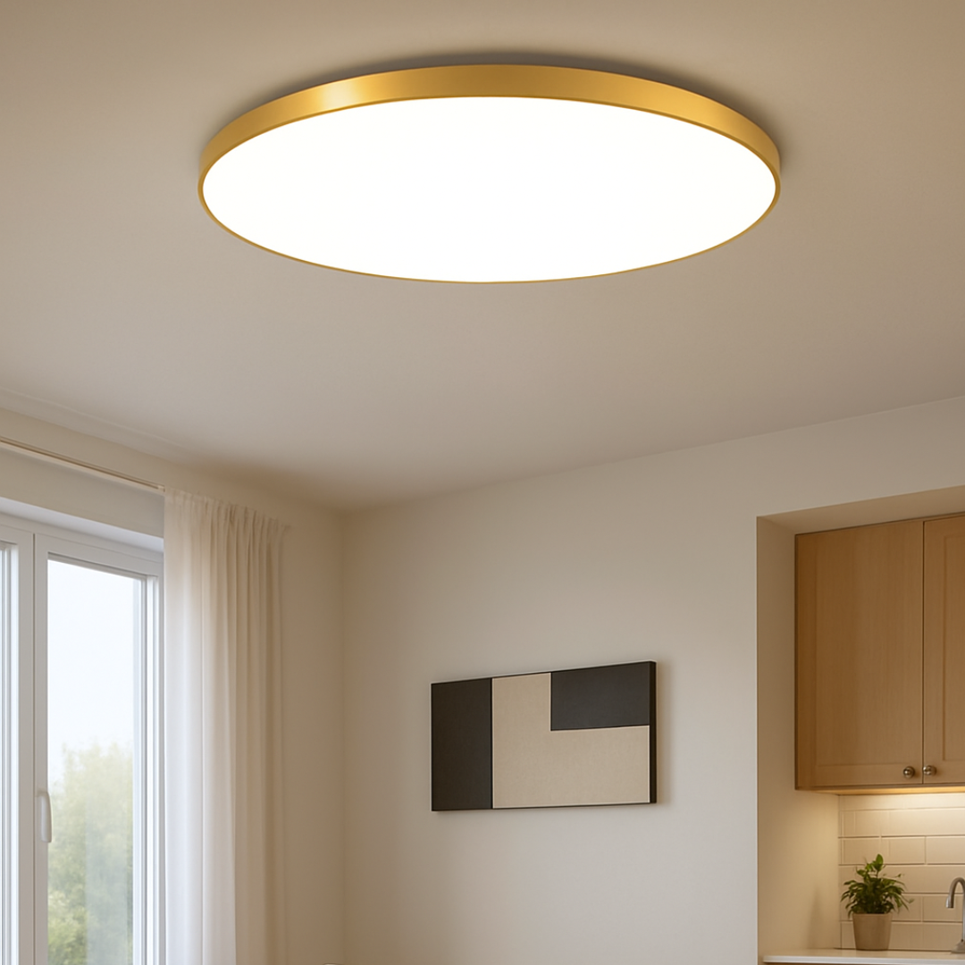 Skanto | Modern Round Flush Mount LED Ceiling Light