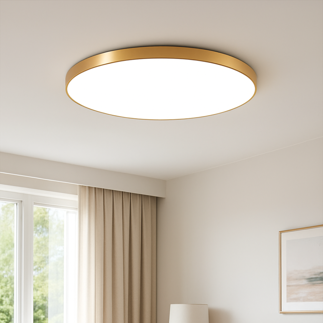 Skanto | Modern Round Flush Mount LED Ceiling Light
