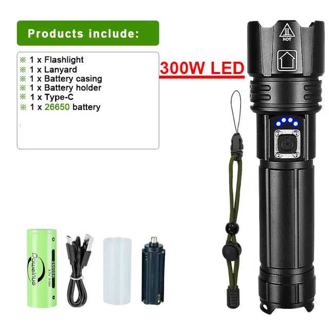 Skanto | LED Flashlight | Rechargeable Flashlight