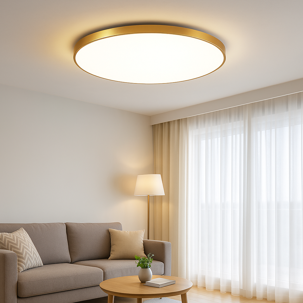 Skanto | Modern Round Flush Mount LED Ceiling Light
