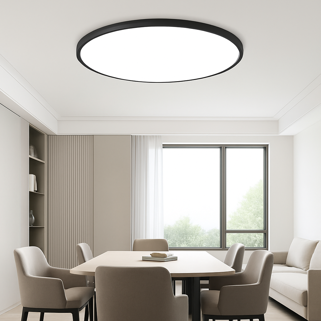 Skanto | Modern Round Flush Mount LED Ceiling Light