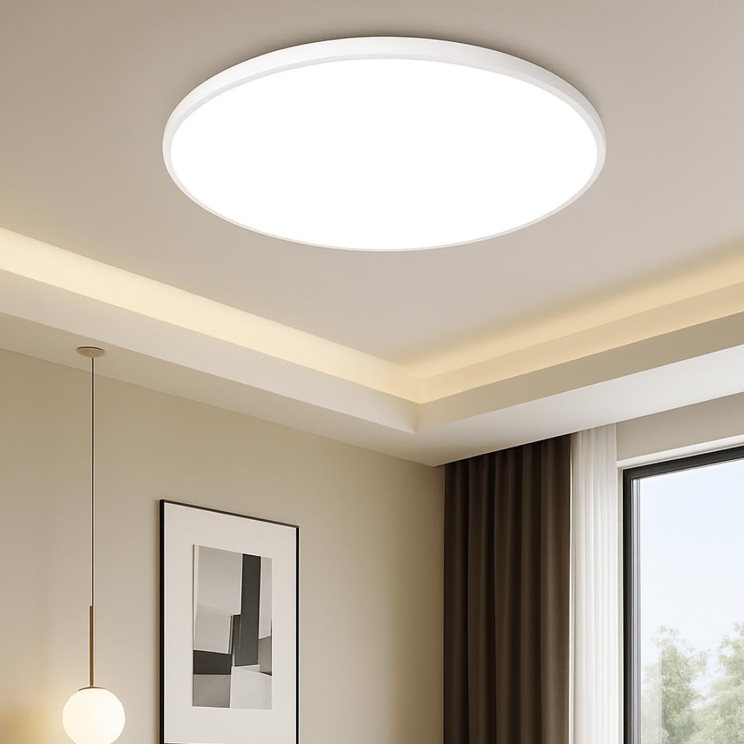 Skanto | Modern Round Flush Mount LED Ceiling Light