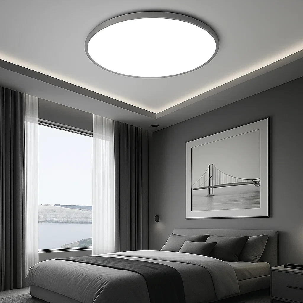 Skanto | Modern Round Flush Mount LED Ceiling Light