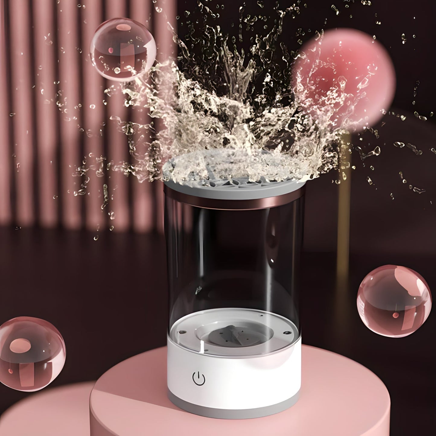 Skanto | BrushBath Automatic Makeup Brush Cleaner – Deep Cleaning & Quick Drying for All Brushes