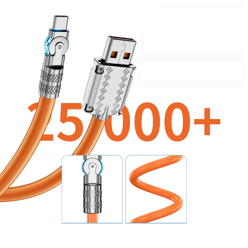 Karnz | 180° Anti-Break Fast Charging Data Cable (120W)