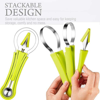 Skanto | 4-in-1 Stainless Steel Fruit Tool Set