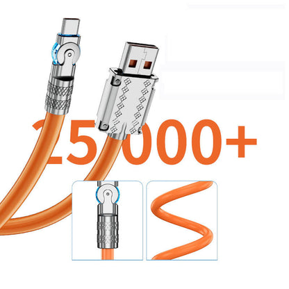 BowLift | 180° Anti-Break Fast Charge Data Cable (120W)