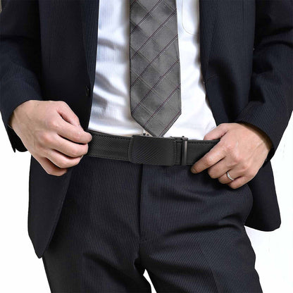 BowLift | Eptchn Leather Ratchet Belt With Adjustable Buckle CrackSlick
