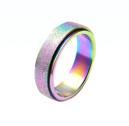 Rotating anxiety rings relieve stress for women and men