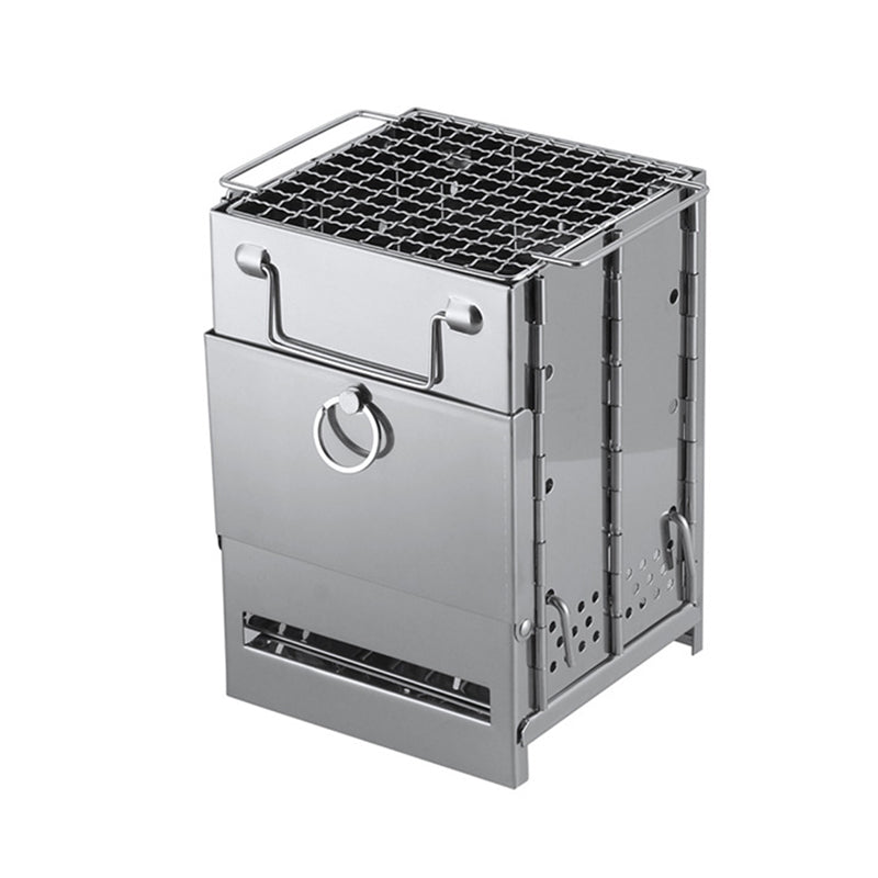 Mini Wood Stove – Stainless Steel Camping Grill