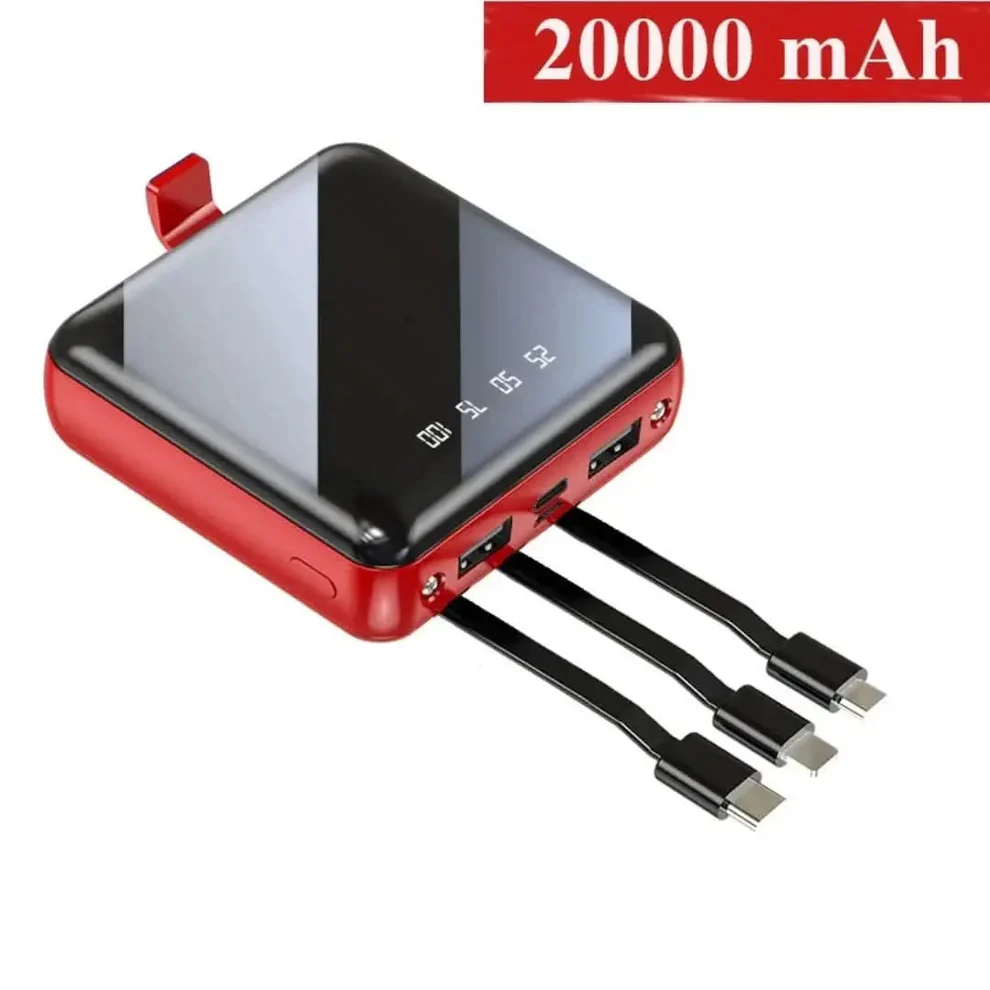 Skanto | Mini Power Bank 4-Wire 20,000mAh