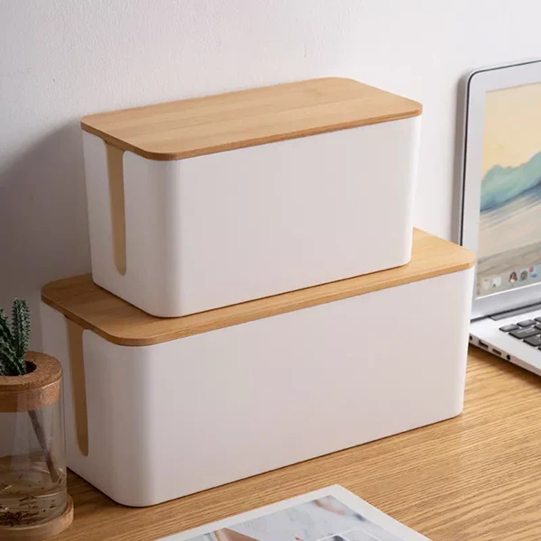BowLift | Wire Organizer Box for Tidy Cable Management