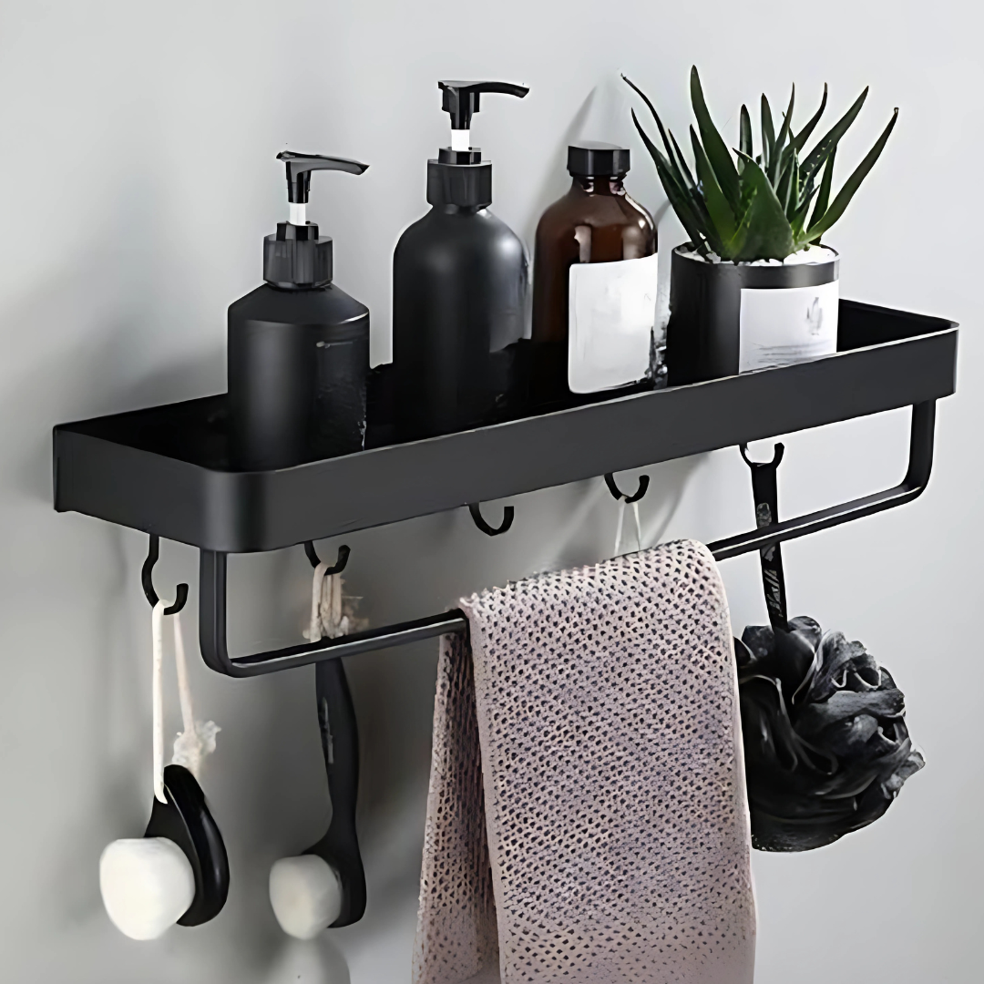 Skanto | Modern Metal Bathroom Wall Shelf