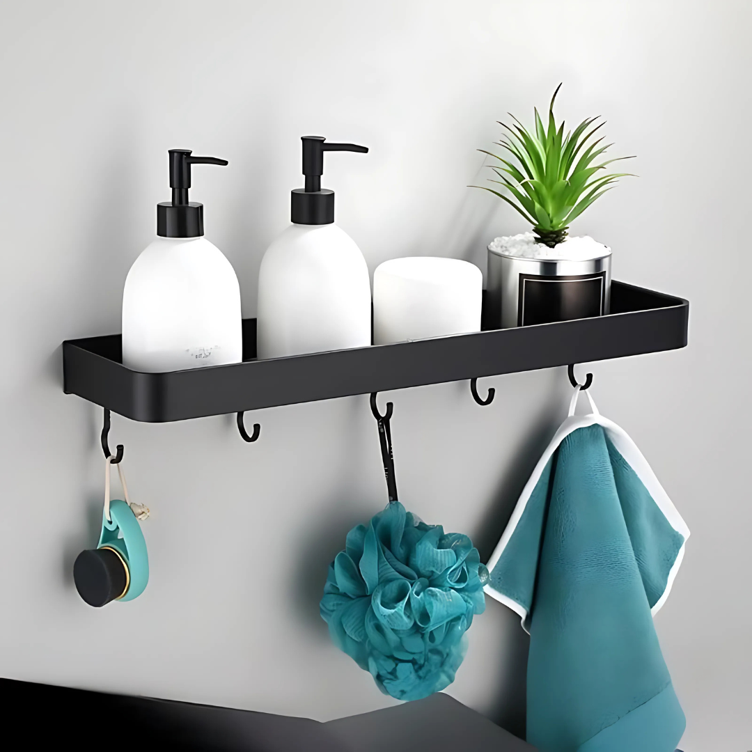Skanto | Modern Metal Bathroom Wall Shelf