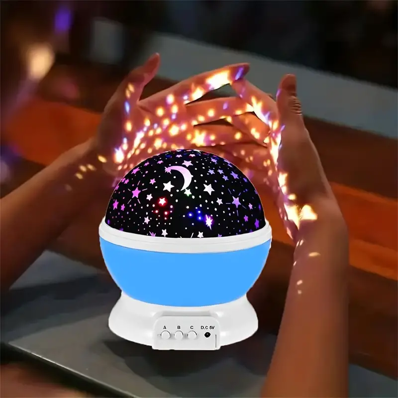 Skanto | Luna Star Projector Night Light – With Music and Colorful Light Show