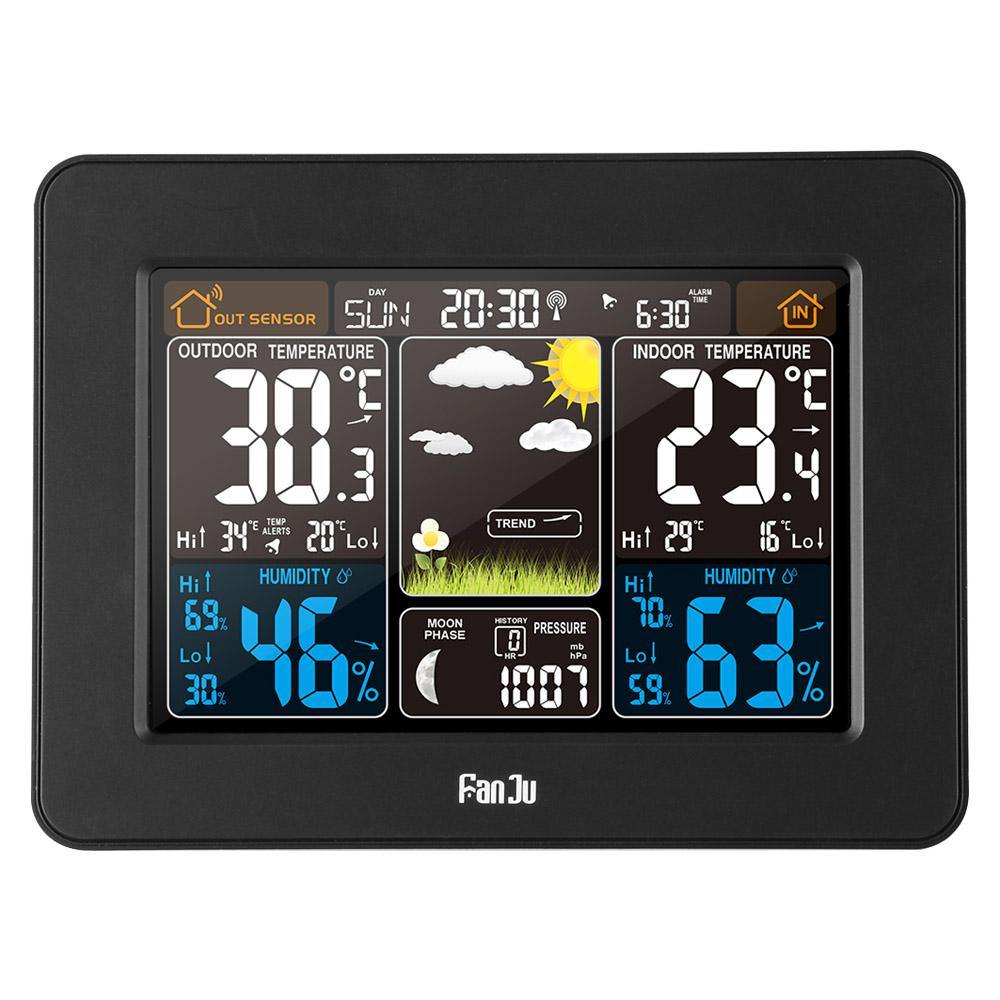Weather Control Rectangle Color Display Smart Watch