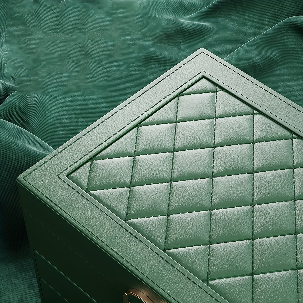 Skanto | Leather Jewelry Box Organizer with Drawers