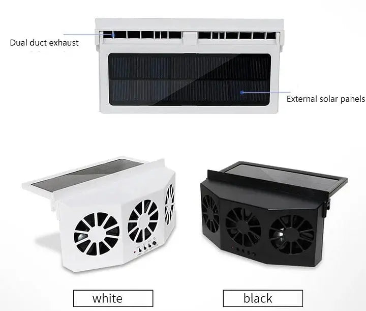 BowLift | Solar-powered Car Fan – Cordless & Compact
