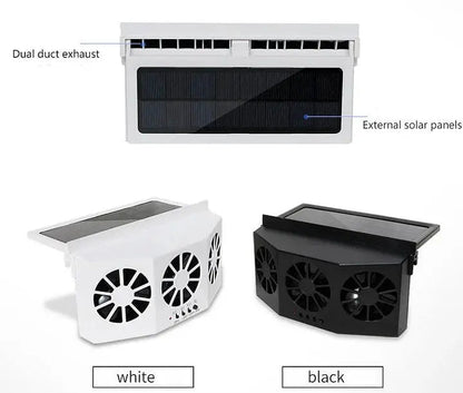 BowLift | Solar-powered Car Fan – Cordless & Compact