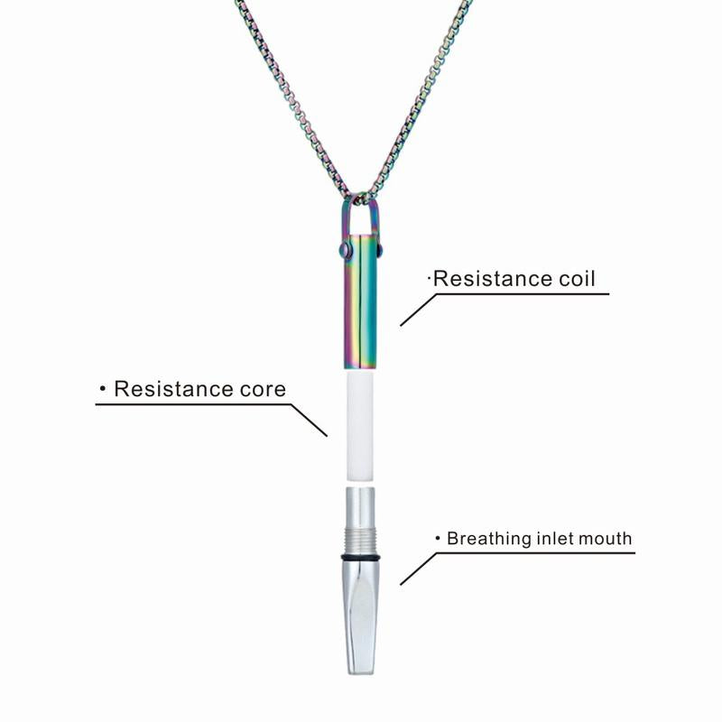 BowLift | Stainless Steel Breathing Trainer Pendant