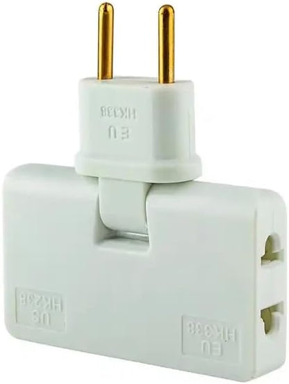 Skanto | 180° Swivel 3-Way Outlet (EU Plug)