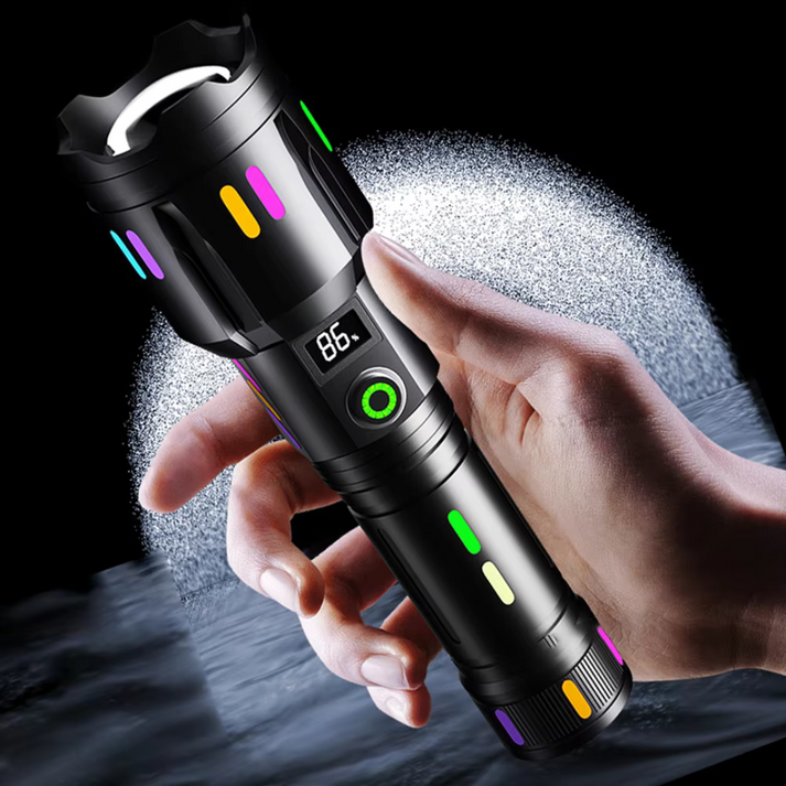 Skanto | Military LED Flashlight – Rechargeable – 9000 Lumens