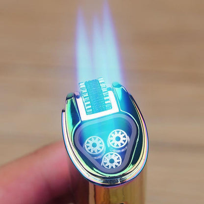 Powerful Windproof Triple Jet Flame Lighter | Skanto