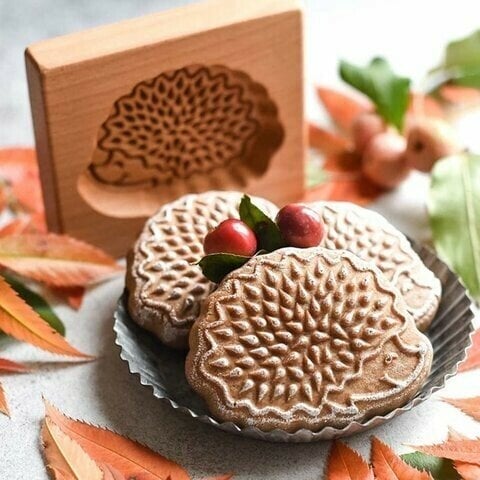 BowLift | Wooden Cookie Mold Set | Engraved Pastry Stamps | Gingerbread & Biscuit Press