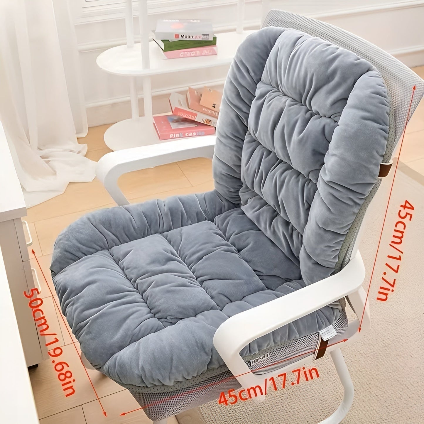 Thick seat cushions for chairs – soft, warm and comfortable | Ideal for living area and office