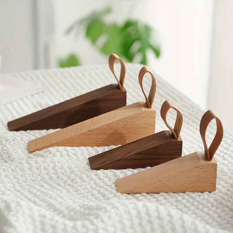 BowLift | NordGrip Wooden Doorstop – Scandinavian Design with Non-Slip Base