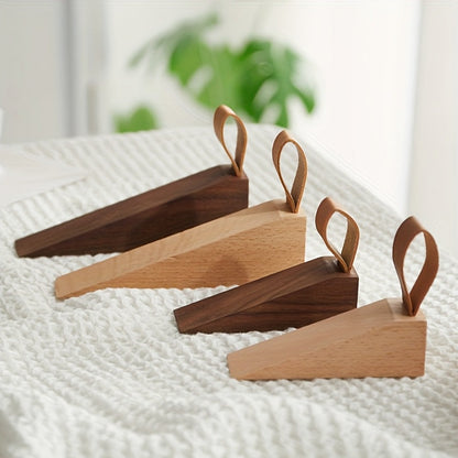 BowLift | NordGrip Wooden Doorstop – Scandinavian Design with Non-Slip Base