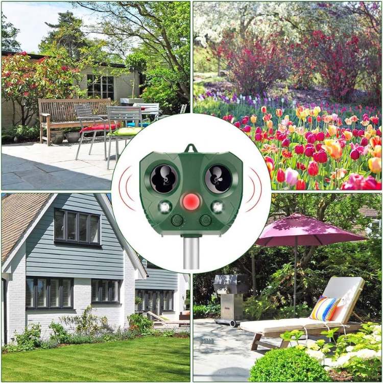 BowLift | Ultrasonic Bird & Pest Repeller Device - Effective Pest Control for Gardens, Yards & Outdoor Spaces