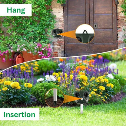 BowLift | Ultrasonic Bird & Pest Repeller Device - Effective Pest Control for Gardens, Yards & Outdoor Spaces