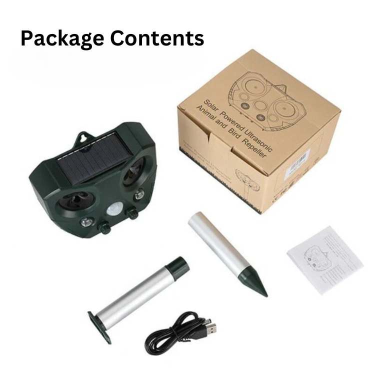 BowLift | Ultrasonic Bird & Pest Repeller Device - Effective Pest Control for Gardens, Yards & Outdoor Spaces