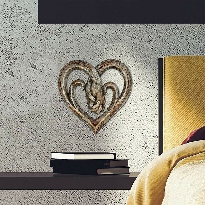 Skanto | Heart Holding Hands Wall Decor - Eternal Love