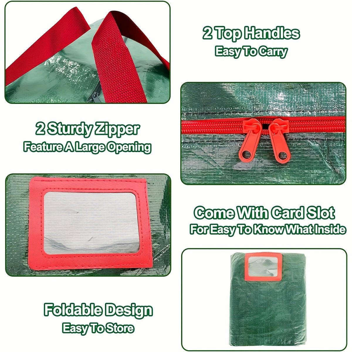 BowLift | Large Storage Bag for Artificial Christmas Trees – Waterproof and Durable Polyester Model TreeTote