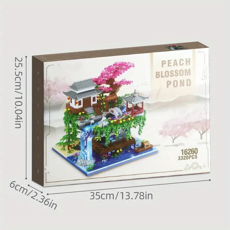 Skanto | Mini Building Set 3320 Pieces with Waterfall Lights