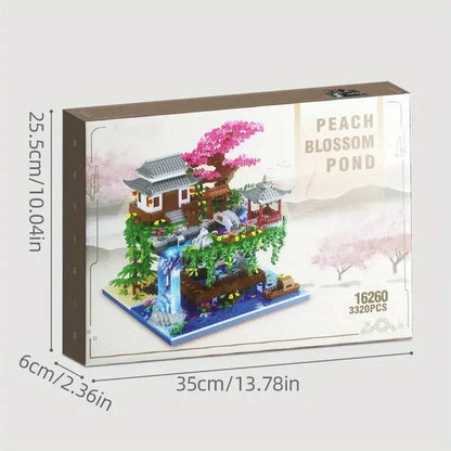 Skanto | Mini Building Set 3320 Pieces with Waterfall Lights