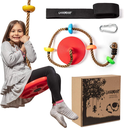 BowLift | Adventurous Tree Swing Set - with Climbing Rope and Platforms for Children