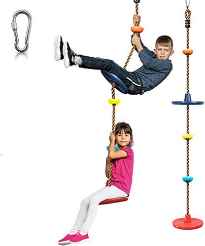 BowLift | Adventurous Tree Swing Set - with Climbing Rope and Platforms for Children