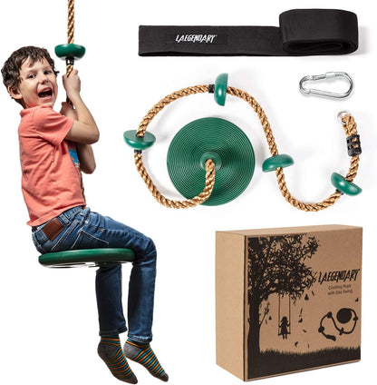 BowLift | Adventurous Tree Swing Set - with Climbing Rope and Platforms for Children