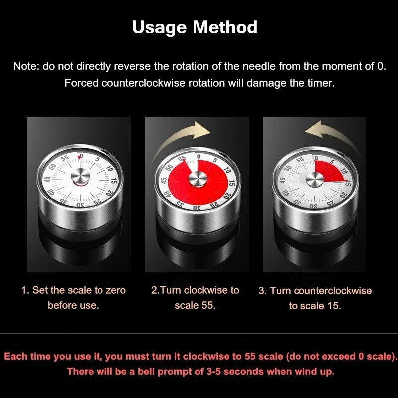 Magnetic mechanical manual Timer⏲ | Brehn