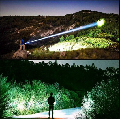 Skanto | Military LED Flashlight – Rechargeable – 9000 Lumens