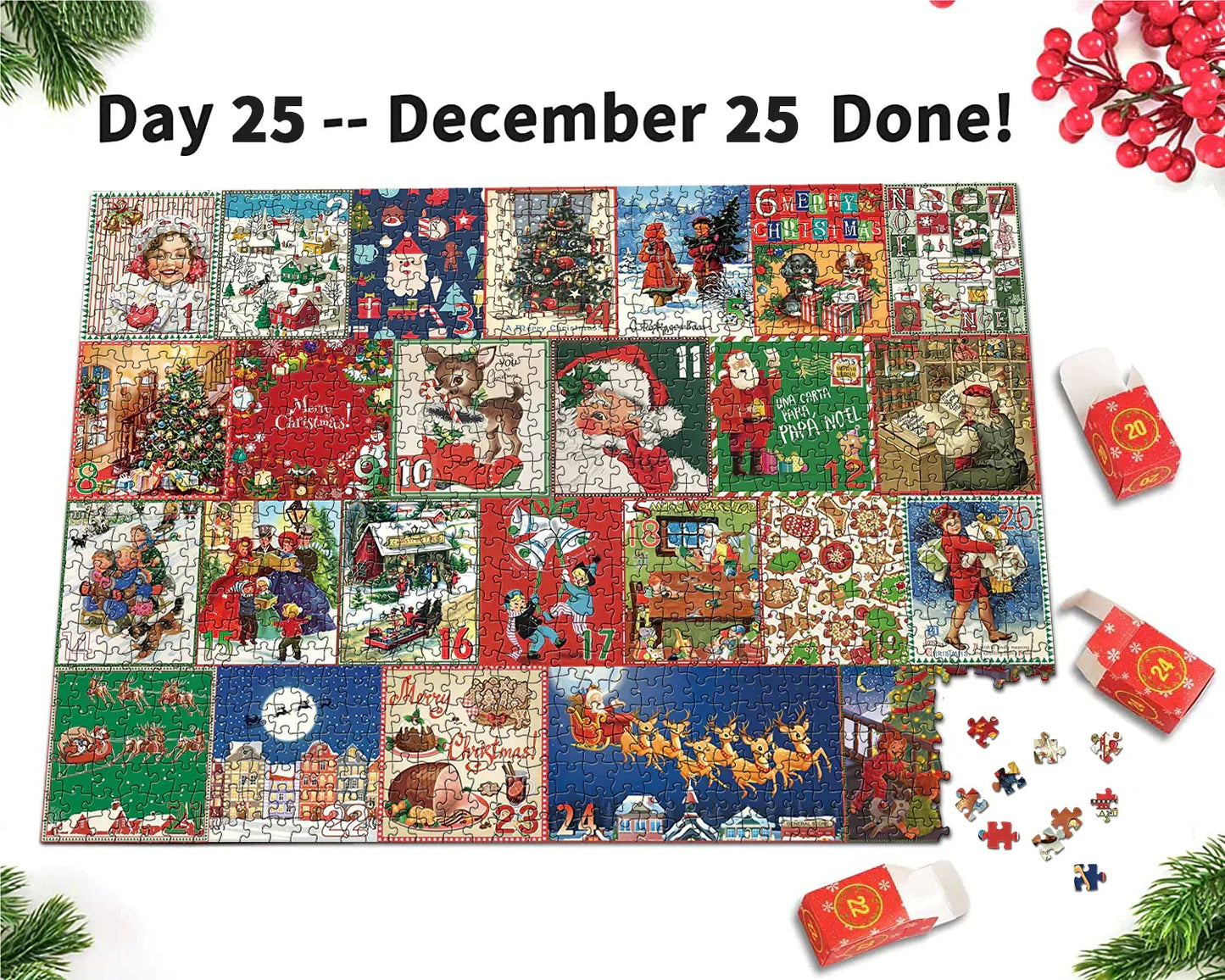 Skanto | Christmas Advent Calendar Puzzle Game 1000 Pieces