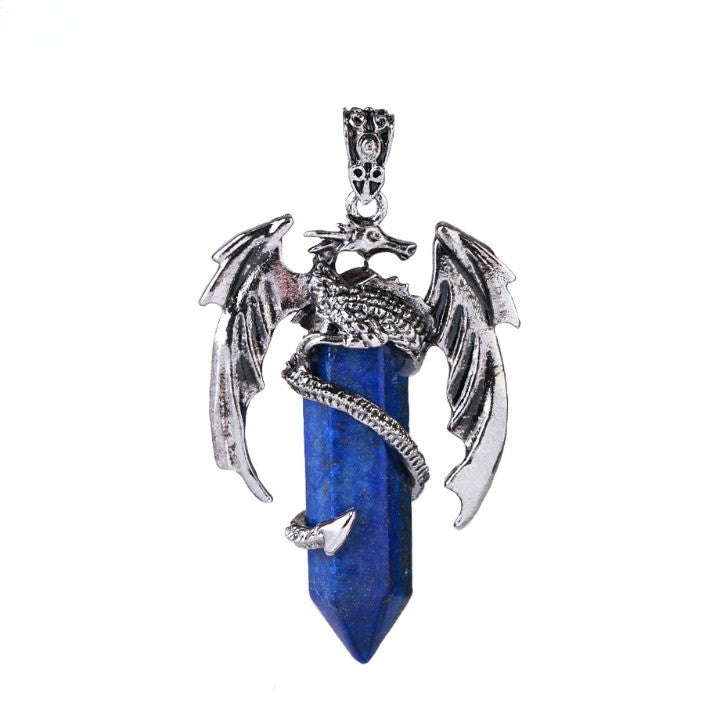 Brehn | Bohemian Style Natural Mystical Gemstone Dragon Pendant