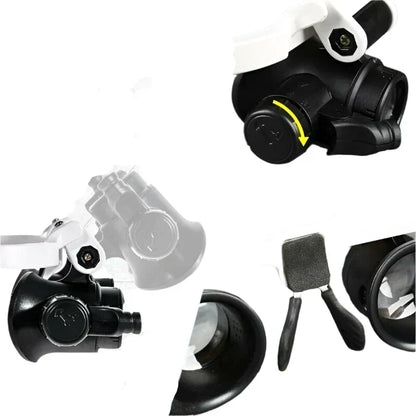 LED Glasses Magnifier 8x 15x 23x